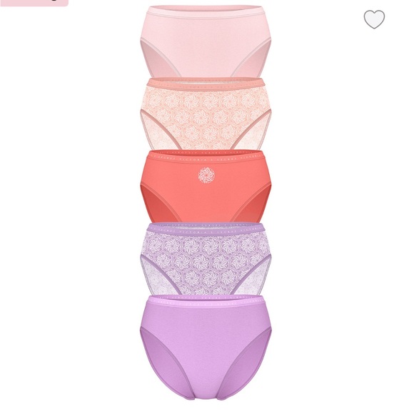 Victoria's Secret Pink, Coral, and Purple Panty Set. - Picture 1 of 3